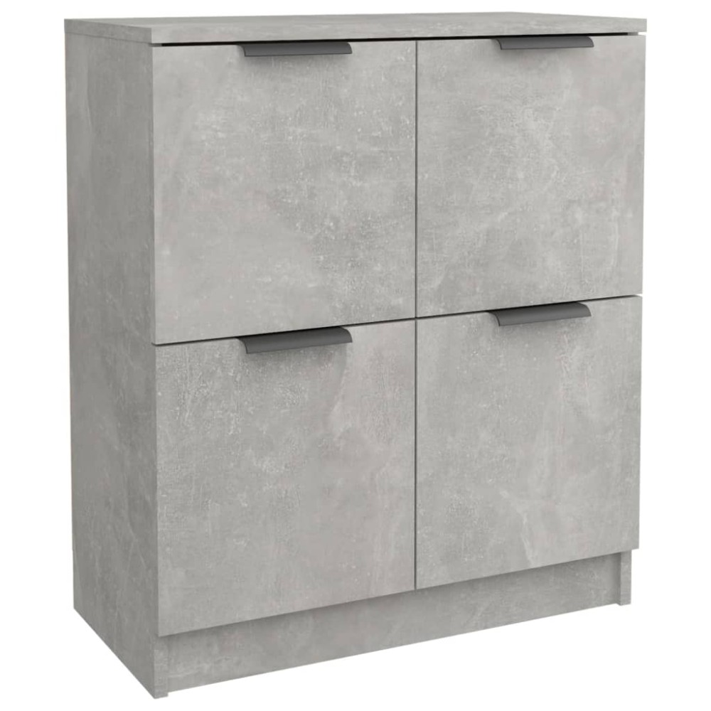 vidaXL Dulap, gri beton, 60x30x70 cm, lemn prelucrat