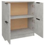 vidaXL Dulap, gri beton, 60x30x70 cm, lemn prelucrat