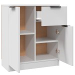 vidaXL Dulap, alb, 60x30x70 cm, lemn prelucrat