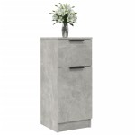 vidaXL Dulapuri, 2 buc., gri beton, 30x30x70 cm, lemn compozit