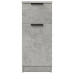 vidaXL Dulapuri, 2 buc., gri beton, 30x30x70 cm, lemn compozit
