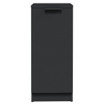 vidaXL Servante, 2 buc., negru, 30x30x70 cm, lemn prelucrat