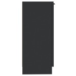 vidaXL Servante, 2 buc., negru, 30x30x70 cm, lemn prelucrat