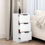 vidaXL Dulap, alb, 30x30x70 cm, lemn prelucrat