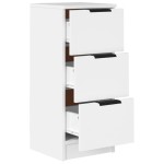 vidaXL Dulap, 2 buc., alb, 30x30x70 cm, lemn prelucrat