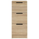 vidaXL Dulapuri, 2 buc., stejar sonoma, 30x30x70 cm, lemn compozit