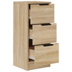 vidaXL Dulapuri, 2 buc., stejar sonoma, 30x30x70 cm, lemn compozit