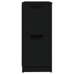 vidaXL Dulapuri, 2 buc., negru, 30x30x70 cm, lemn prelucrat