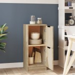 vidaXL Dulap, stejar sonoma, 30x30x70 cm, lemn compozit