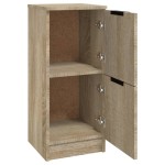 vidaXL Dulapuri, 2 buc., stejar sonoma, 30x30x70 cm, lemn compozit