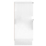 vidaXL Dulapuri, 2 buc., alb extralucios, 30x30x70 cm, lemn compozit vidaXL Dulapuri, 2 buc., alb extralucios, 30x30x70 cm, lemn compozit