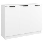 vidaXL Servantă, alb, 90,5x30x70 cm, lemn prelucrat vidaXL Servantă, alb, 90,5x30x70 cm, lemn prelucrat