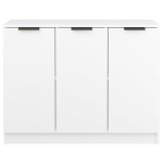 vidaXL Servantă, alb, 90,5x30x70 cm, lemn prelucrat vidaXL Servantă, alb, 90,5x30x70 cm, lemn prelucrat