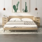 vidaXL Noptiere, 2 buc., stejar sonoma, 40x36x65 cm vidaXL Noptiere, 2 buc., stejar sonoma, 40x36x65 cm