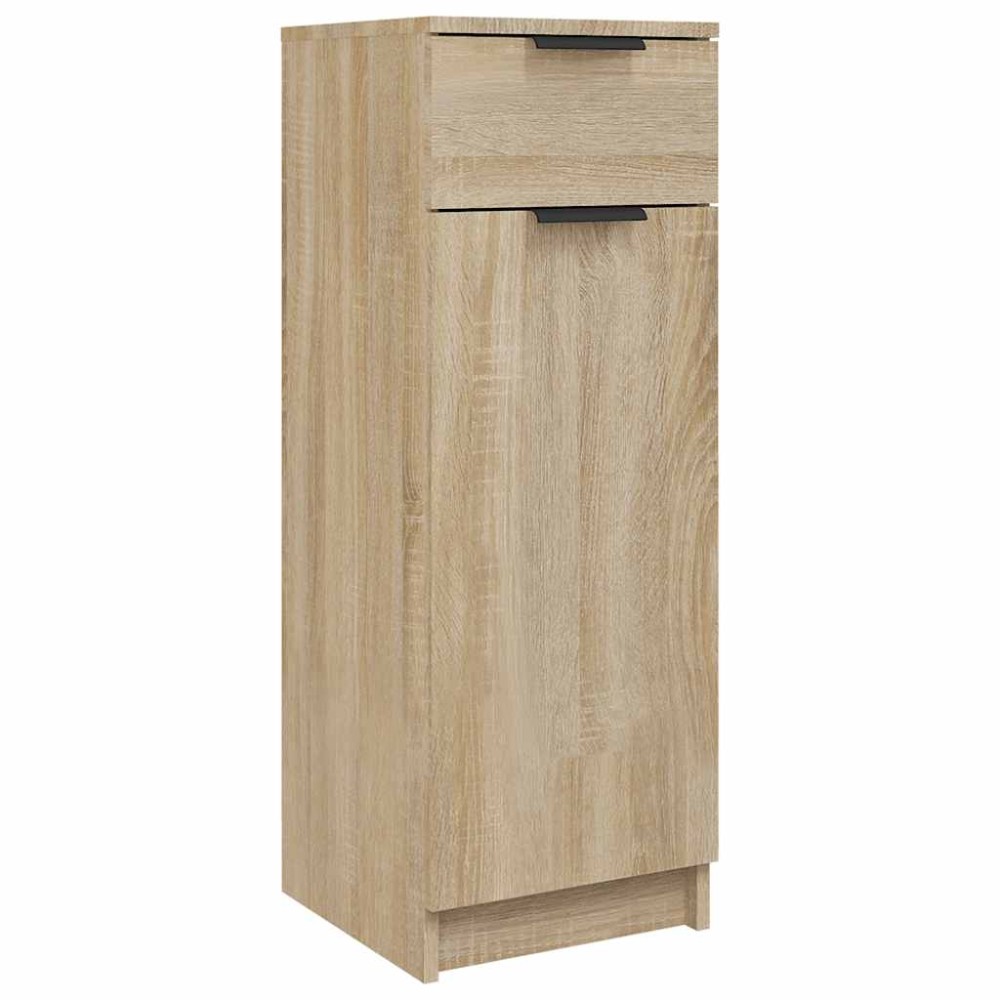 vidaXL Dulap de baie, stejar sonoma, 32x34x90 cm, lemn compozit