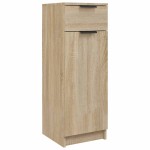 vidaXL Dulap de baie, stejar sonoma, 32x34x90 cm, lemn compozit