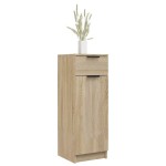vidaXL Dulap de baie, stejar sonoma, 32x34x90 cm, lemn compozit