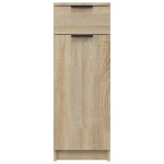 vidaXL Dulap de baie, stejar sonoma, 32x34x90 cm, lemn compozit