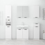 vidaXL Dulap de baie cu oglindă, alb, 64x20x67 cm vidaXL Dulap de baie cu oglindă, alb, 64x20x67 cm