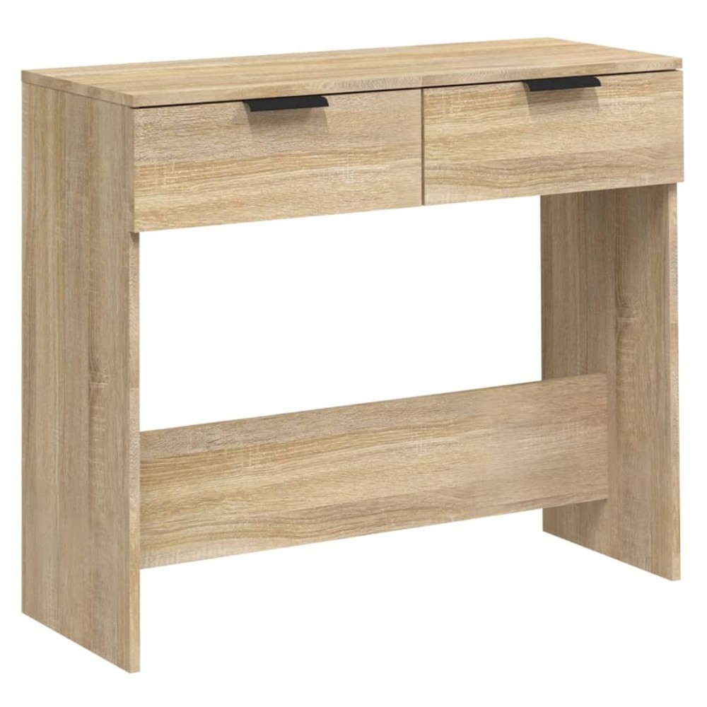 vidaXL Măsuță consolă, stejar sonoma, 90x36x75 cm, lemn prelucrat