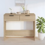 vidaXL Măsuță consolă, stejar sonoma, 90x36x75 cm, lemn prelucrat vidaXL Măsuță consolă, stejar sonoma, 90x36x75 cm, lemn prelucrat