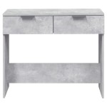 vidaXL Măsuță consolă, gri beton, 90x36x75 cm, lemn prelucrat vidaXL Măsuță consolă, gri beton, 90x36x75 cm, lemn prelucrat