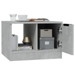 vidaXL Măsuță de cafea, gri beton, 50x50x36 cm, lemn prelucrat