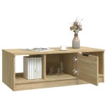 vidaXL Măsuță de cafea, stejar sonoma, 102x50x36 cm, lemn prelucrat vidaXL Măsuță de cafea, stejar sonoma, 102x50x36 cm, lemn prelucrat