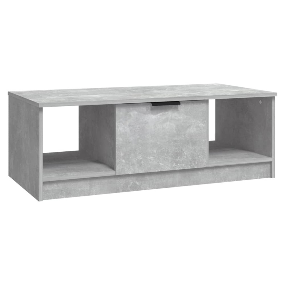 vidaXL Măsuță de cafea, gri beton, 102x50x36 cm, lemn prelucrat