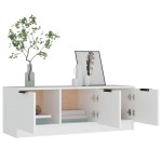 vidaXL Comodă TV, alb, 102x35x36,5 cm, lemn prelucrat