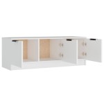 vidaXL Comodă TV, alb, 102x35x36,5 cm, lemn prelucrat