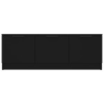 vidaXL Comodă TV, negru, 102x35x36,5 cm, lemn prelucrat
