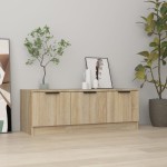 vidaXL Comodă TV, stejar sonoma, 102x35x36,5 cm, lemn prelucrat vidaXL Comodă TV, stejar sonoma, 102x35x36,5 cm, lemn prelucrat