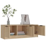 vidaXL Comodă TV, stejar sonoma, 102x35x36,5 cm, lemn prelucrat vidaXL Comodă TV, stejar sonoma, 102x35x36,5 cm, lemn prelucrat