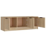vidaXL Comodă TV, stejar sonoma, 102x35x36,5 cm, lemn prelucrat vidaXL Comodă TV, stejar sonoma, 102x35x36,5 cm, lemn prelucrat