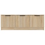 vidaXL Comodă TV, stejar sonoma, 102x35x36,5 cm, lemn prelucrat vidaXL Comodă TV, stejar sonoma, 102x35x36,5 cm, lemn prelucrat