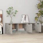 vidaXL Comodă TV, gri beton, 102x35x36,5 cm, lemn prelucrat vidaXL Comodă TV, gri beton, 102x35x36,5 cm, lemn prelucrat