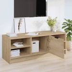 vidaXL Comodă TV, stejar sonoma, 102x35,5x36,5 cm, lemn compozit vidaXL Comodă TV, stejar sonoma, 102x35,5x36,5 cm, lemn compozit