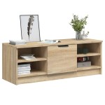 vidaXL Comodă TV, stejar sonoma, 102x35,5x36,5 cm, lemn compozit vidaXL Comodă TV, stejar sonoma, 102x35,5x36,5 cm, lemn compozit