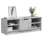 vidaXL Comodă TV, gri beton, 102x35,5x36,5 cm, lemn compozit vidaXL Comodă TV, gri beton, 102x35,5x36,5 cm, lemn compozit