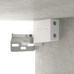 vidaXL Noptiere de perete, 2 buc., gri beton, 34x30x20 cm