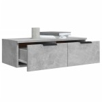 vidaXL Dulap de perete, gri beton, 68x30x20 cm, lemn compozit