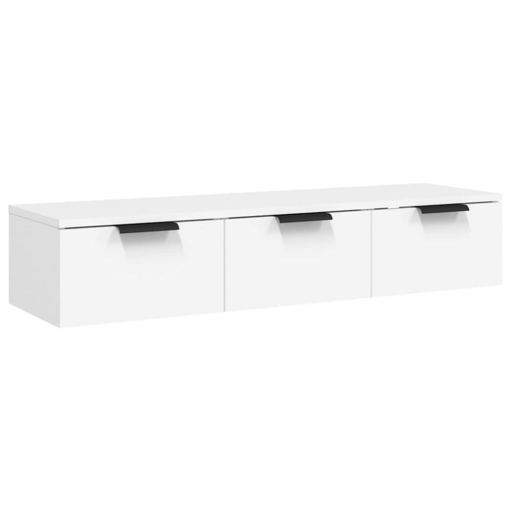 vidaXL Dulap de perete, alb, 102x30x20 cm, lemn compozit