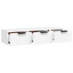 vidaXL Dulap de perete, alb, 102x30x20 cm, lemn compozit vidaXL Dulap de perete, alb, 102x30x20 cm, lemn compozit