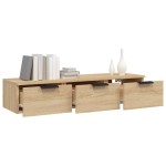 vidaXL Dulap de perete, stejar sonoma, 102x30x20 cm, lemn compozit vidaXL Dulap de perete, stejar sonoma, 102x30x20 cm, lemn compozit