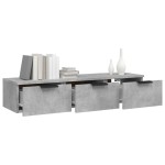 vidaXL Dulap de perete, gri beton, 102x30x20 cm, lemn compozit vidaXL Dulap de perete, gri beton, 102x30x20 cm, lemn compozit