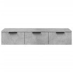 vidaXL Dulap de perete, gri beton, 102x30x20 cm, lemn compozit vidaXL Dulap de perete, gri beton, 102x30x20 cm, lemn compozit