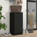 vidaXL Pantofar, negru, 30x35x70 cm, lemn compozit vidaXL Pantofar, negru, 30x35x70 cm, lemn compozit