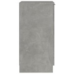 vidaXL Pantofar, gri beton, 30x35x70 cm, lemn compozit