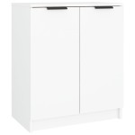 vidaXL Pantofar, alb, 59x35x70 cm, lemn prelucrat vidaXL Pantofar, alb, 59x35x70 cm, lemn prelucrat